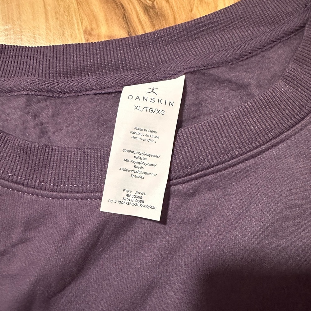 NWT Women’s Split Hem Tunic Vintage Violet Size XL - Picture 5 of 6